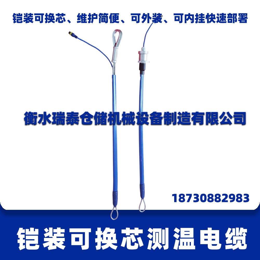 鎧裝可換芯測溫電纜